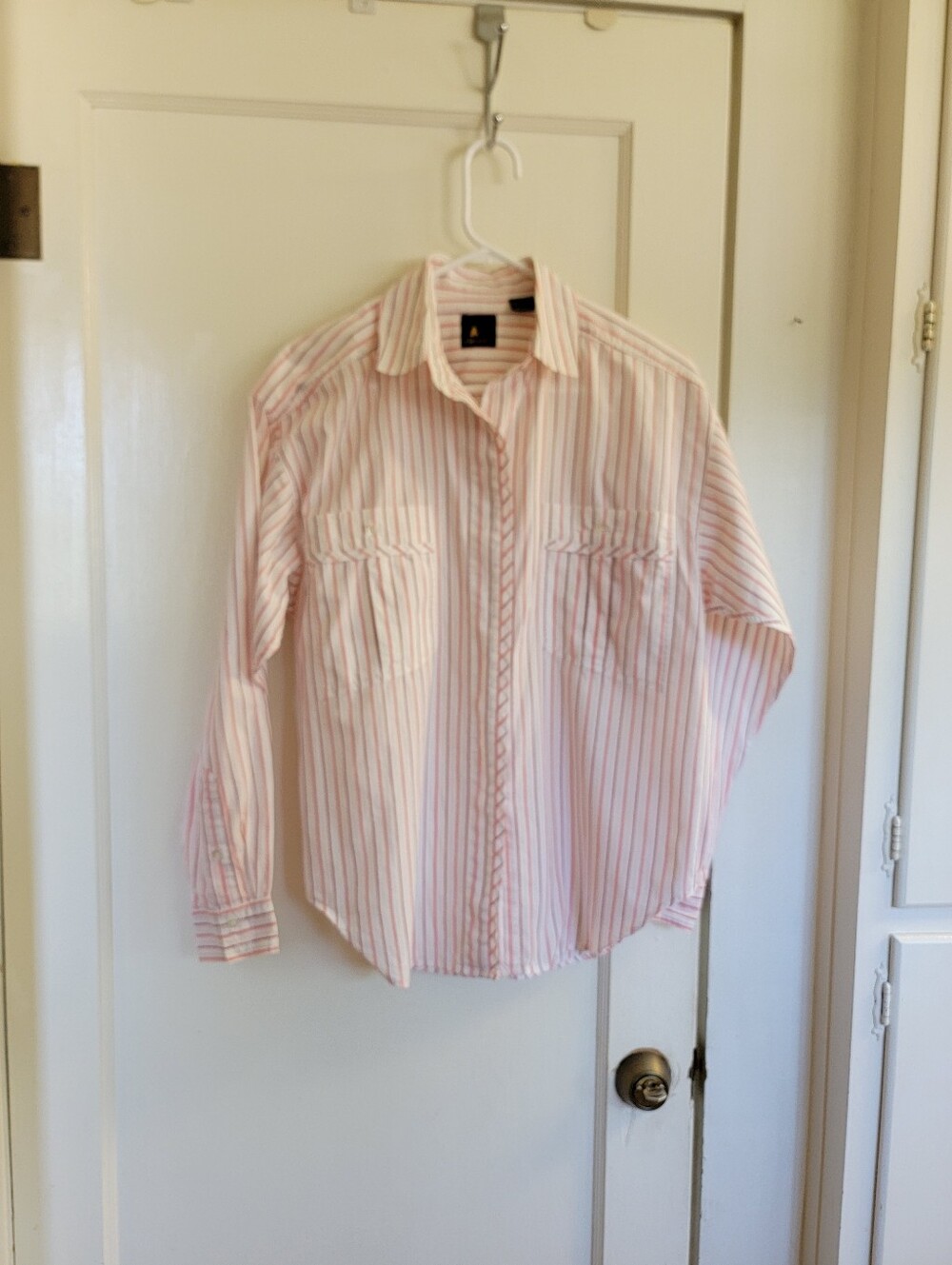 Liz Sport Cotton Pinstripe Shirt